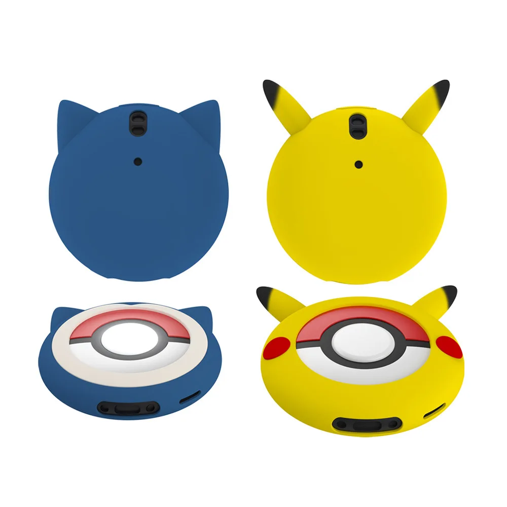 New Soft Silicone Carrying Case Anti-Scratch Cover Protective Shell with Strap for Pokemon GO Plus + Game Accessories