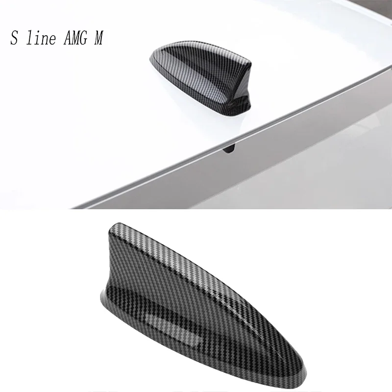 

For Honda Civic 11th Gen 2022-2025 Car Carbon Fiber pattern Antenna Shark Fin Cover Trim Auto Roof Decorative Aerial Accessories