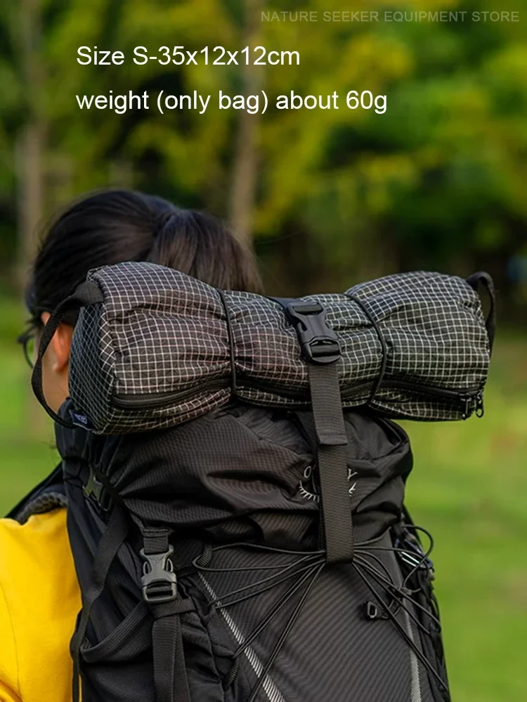 Lightweight External Hanging Bag for Backpack Tactical Hiking Camping Chair Storage Bags Tourism Travel Outdoor Gear Equipment