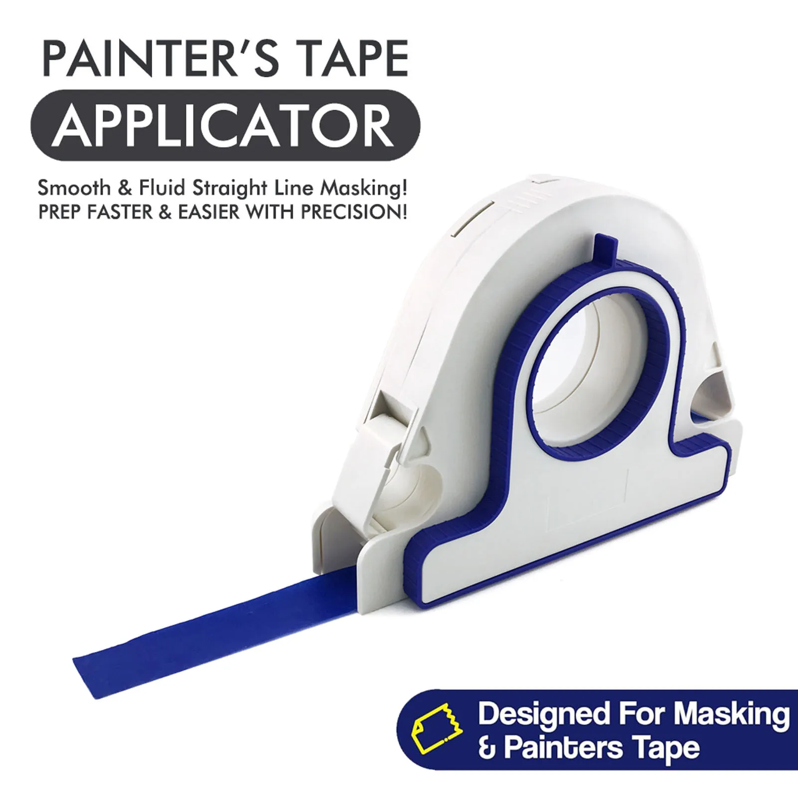 

Masking Paint Tape Applicator and 25MM Blue Painter Tape for Window Door Cabinet Masking Paint Tape Applicator