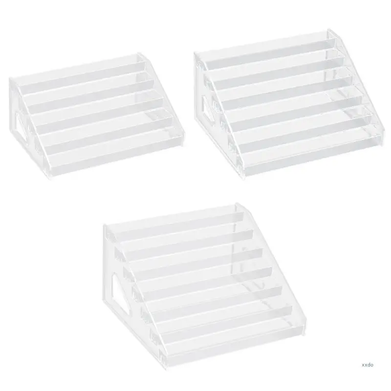 Elegant Nail Polished Organizer Stand 5/6/7 Layers Acrylic Display Nail Polished Storage Solution for Salon and Home Use