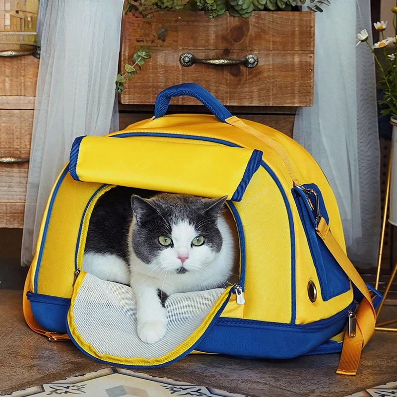 

Multifunction Cat Carrier Dog Backpack Breathable Pet Bag Travel Transport Shoulder Bags Cats Nest Tent