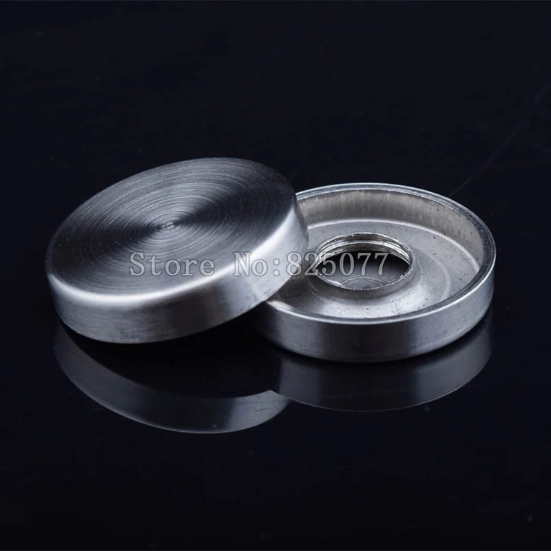 

1000PCS Dia 19mm 304 Stainless Steel Mirror Nails Sign Billboard Glass Advertising Nails Screw Cabinet Furniture Decorative Caps