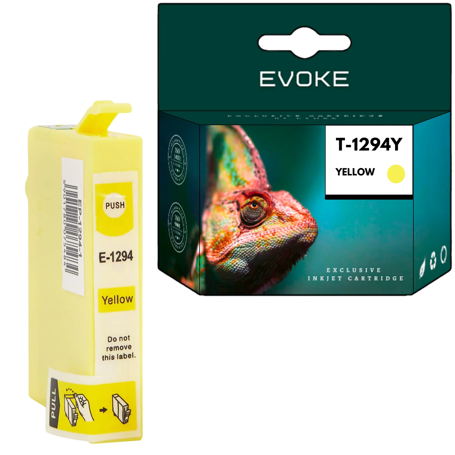 Evoke Compatibele Inkt voor Epson T1294 1294 C13T12944011 Geel 15 ml 950 Pagina's Stylus Office B42Wd Bx305F Bx305Fw Bx320Fw Bx525Wd Bx535Wd Bx625Fwd Bx630Fw Bx635Fwd Bx925Fwd Bx935Fwd; Stylus Sx230