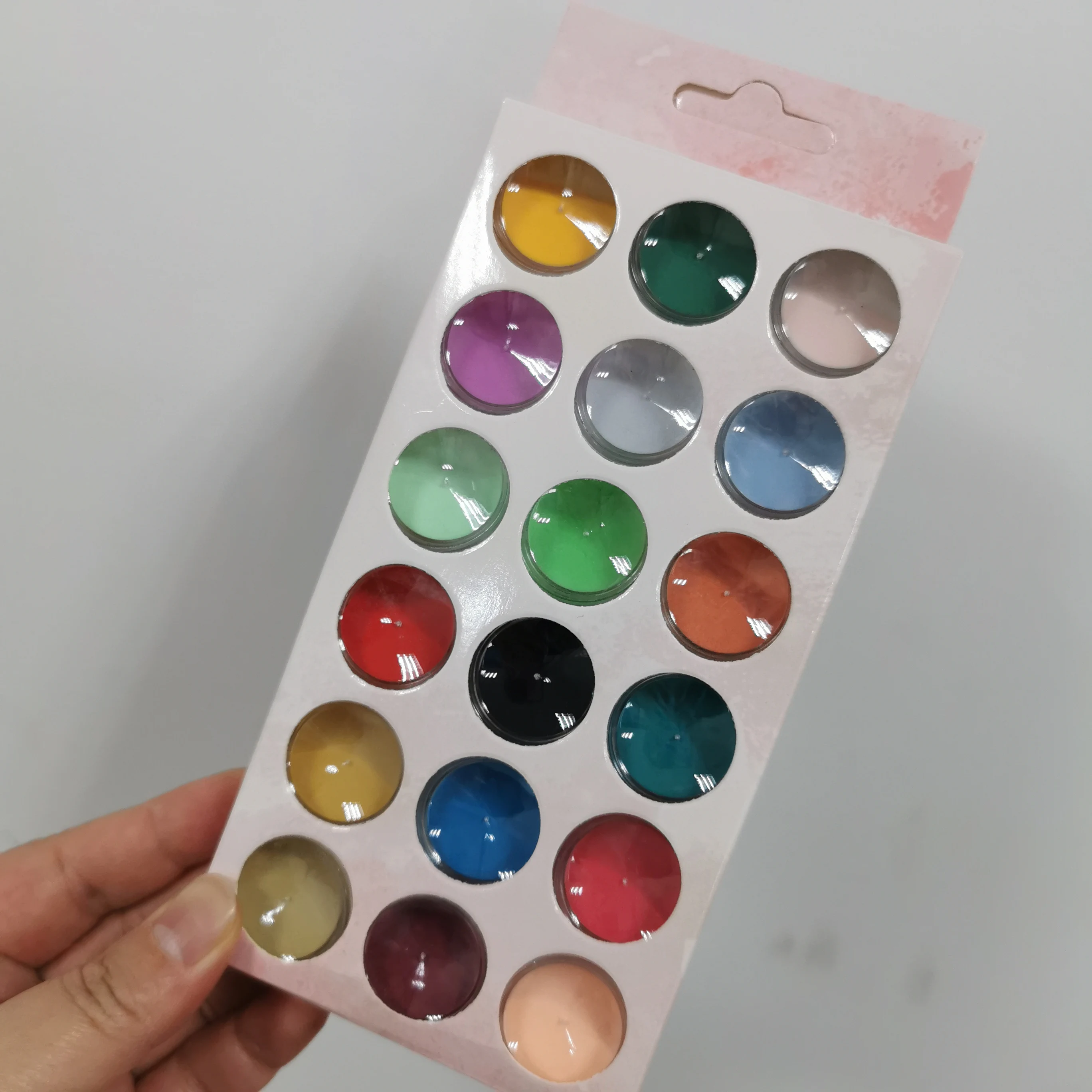 Poudre d'extension d'ongle de couleur de Net2-3g * 18 poudre acrylique d'ongle 3 en 1