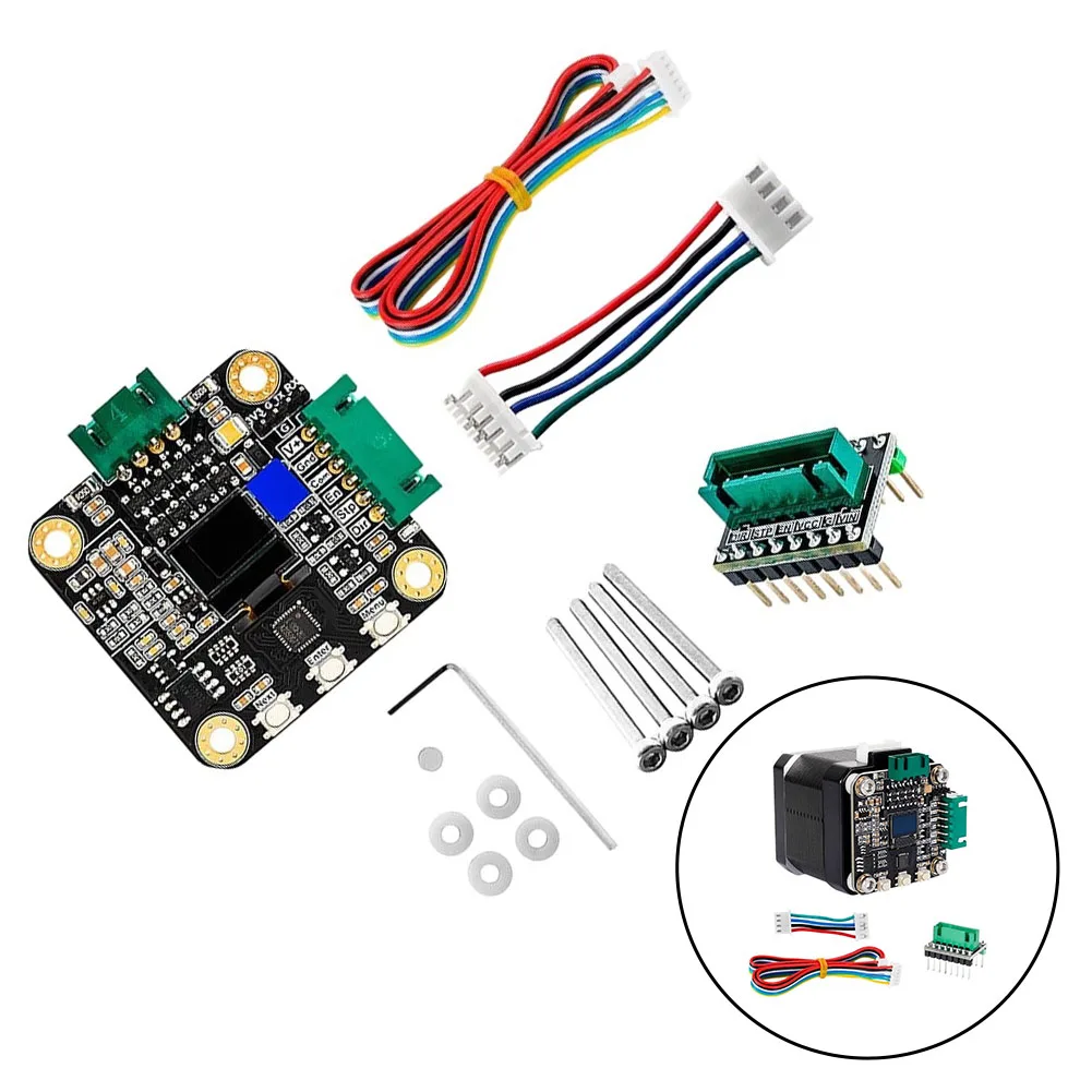 For 3D Printer Stepper Motor Driver Kit With Debug Tool Quick Tuning 42 Step Motor Replacement Silent Drive Module