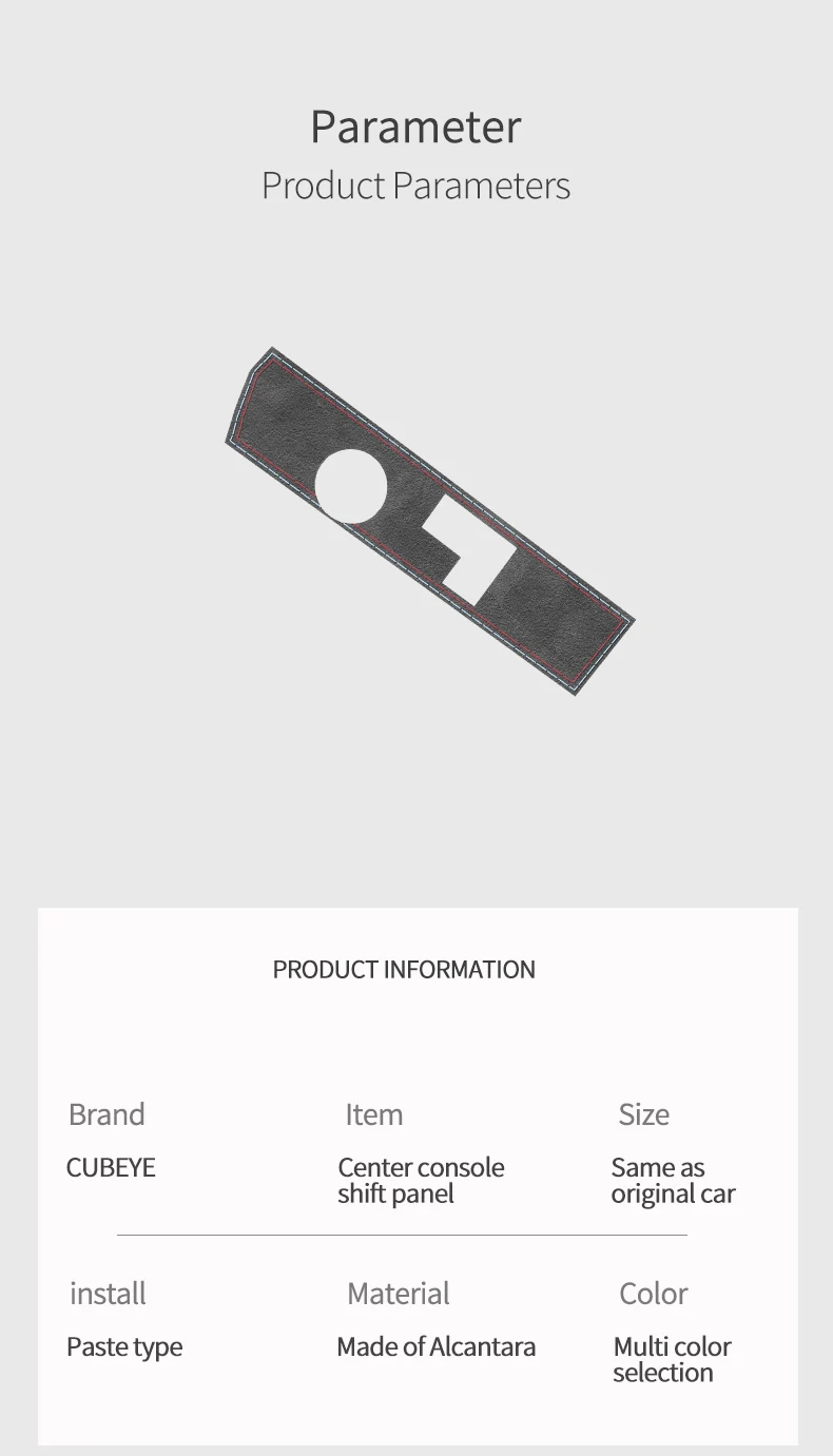Aus Alcantara Gefertigter Schalthebel-Panelrahmen-Aufkleber für BMW G20 G22 G07 F44 I4 G29 X3 G01 X5 G05 G06, Auto-Innenausstattung Zubehör – Detail 14