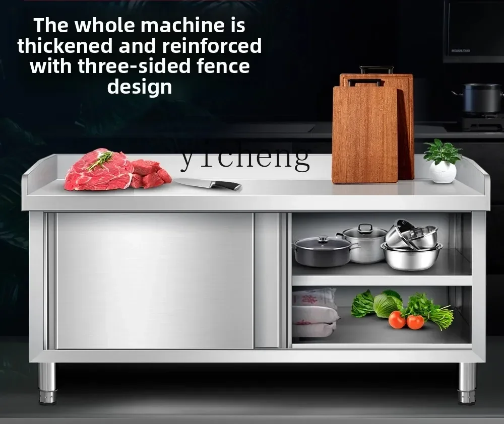 r9.2- Stainless Steel Sliding Door Operation Storage Cabinet for Home and Commercial Use