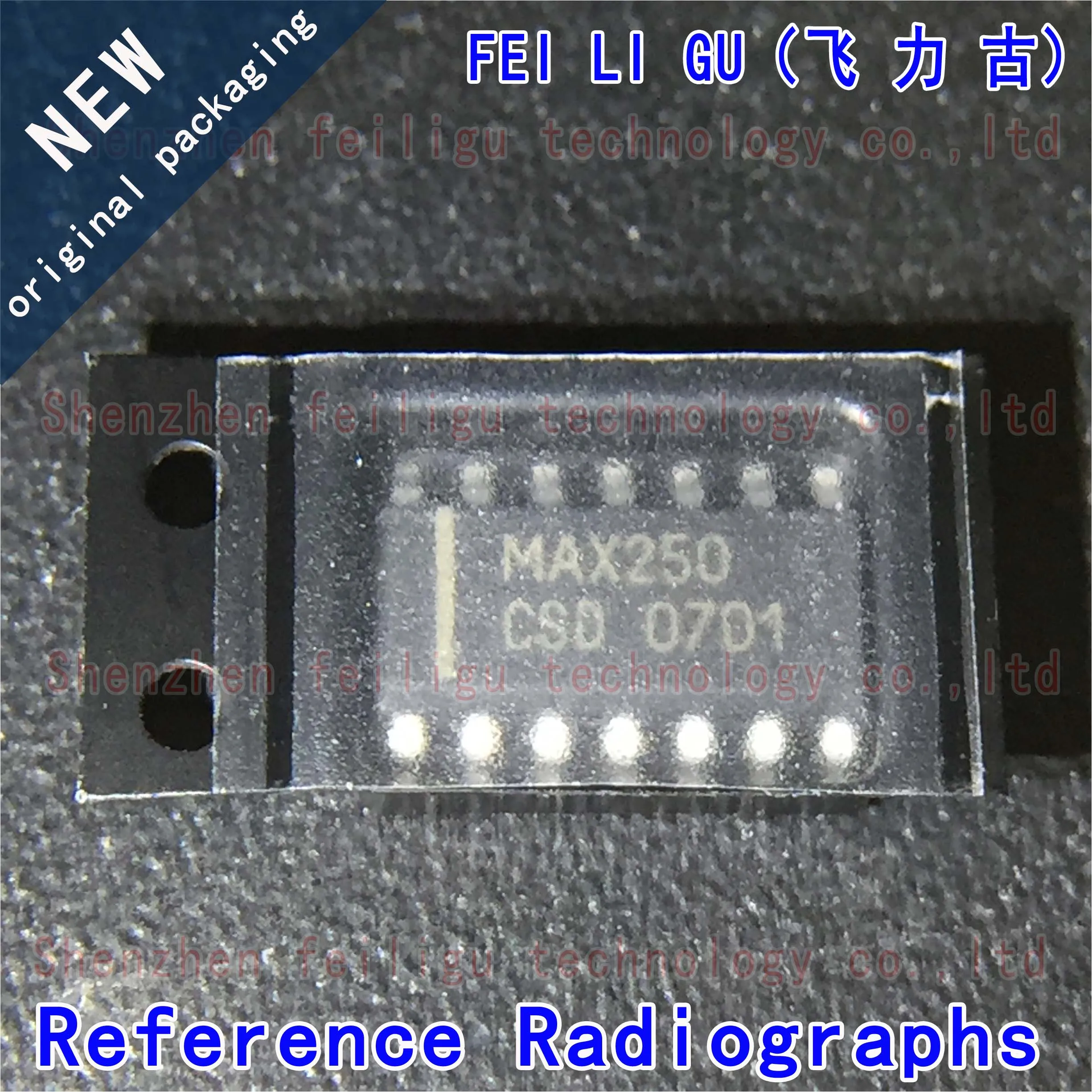 1~30PCS 100% New original MAX250CSD+T MAX250CSD MAX250 Package:SOP14 RS232 Transceiver Chip