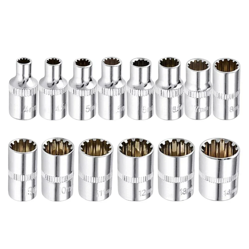 1pc 12 Point Socket Bit 1/4\