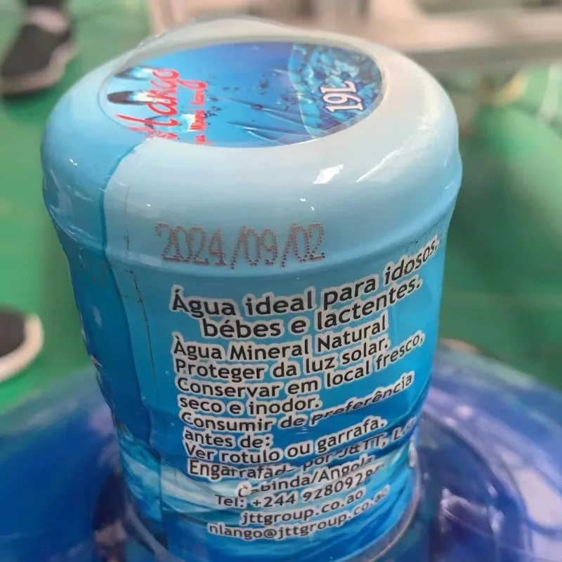 Laag stroomverbruik Datum QR-code Barcode OMA L3000 voor zakflesbuis Productlijn CO2-markeermachine