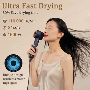 Süper saç kurutma makinesi, 220 v, bırakır saç kurutma makinesi, kişisel bakım, saç şekillendirici aracı, negatif iyon anyon sabit saç kurutucular elektrikli 8 en çok satan iş saç bakımı-no. 6