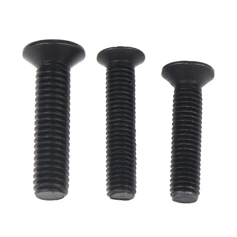 10Pcs Left Hand Thread Screw M5/M6 22mm/25mm Scratch Resistant Sturdy for UNF Drill Chuck Shank Adapter Replacement Parts