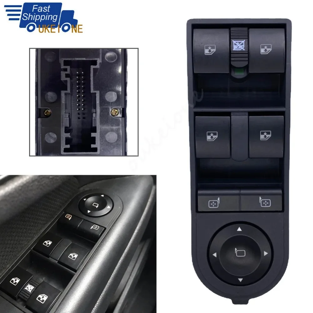 Electric Power Master Window Lifter Control Switch Regulator Button for Opel Vauxhall Zafira Astra H 13228699 Car Accessories