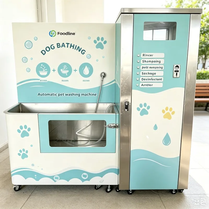 Pet Hotel Exclusive Self Service Dog Wash Machine Integrated Disinfection Function Commercial Pet Bath Station FL Customized