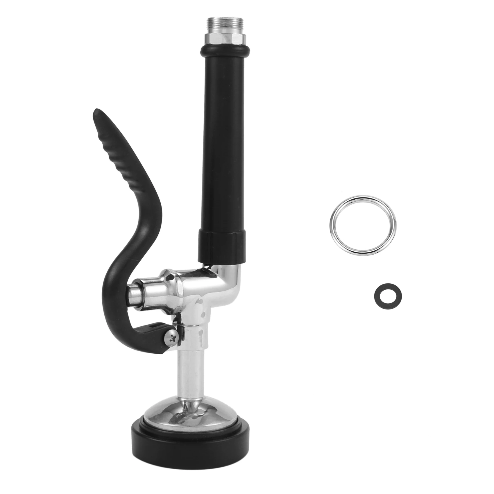 AC23-2X Pre Rinse Sprayer Commercial Kitchen Faucet Parts Chrome Finished (Black)