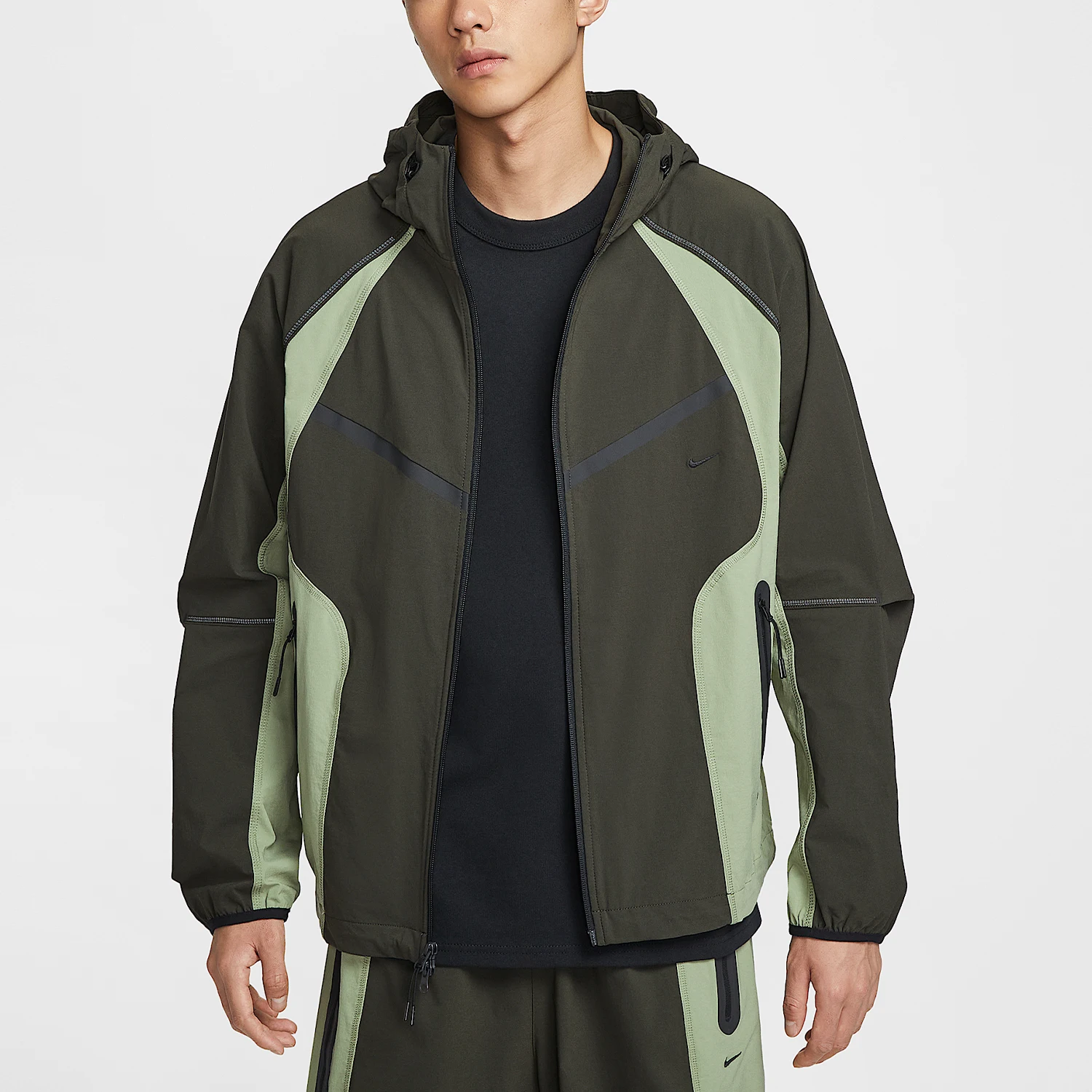 

Оригинальная осенняя мужская спортивная тканая куртка с капюшоном Nike IH8462-355