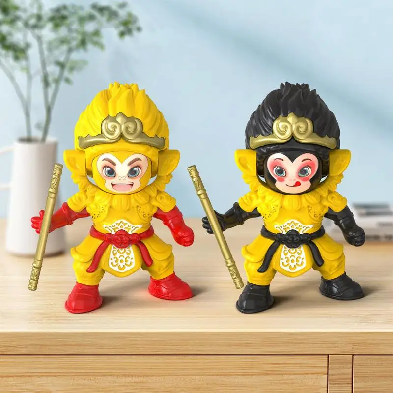 

Realistic Monkey Face Changing Decorations Decorative Funny Monkey Ornament For Desk And Display Cabinet For Kids And Adults