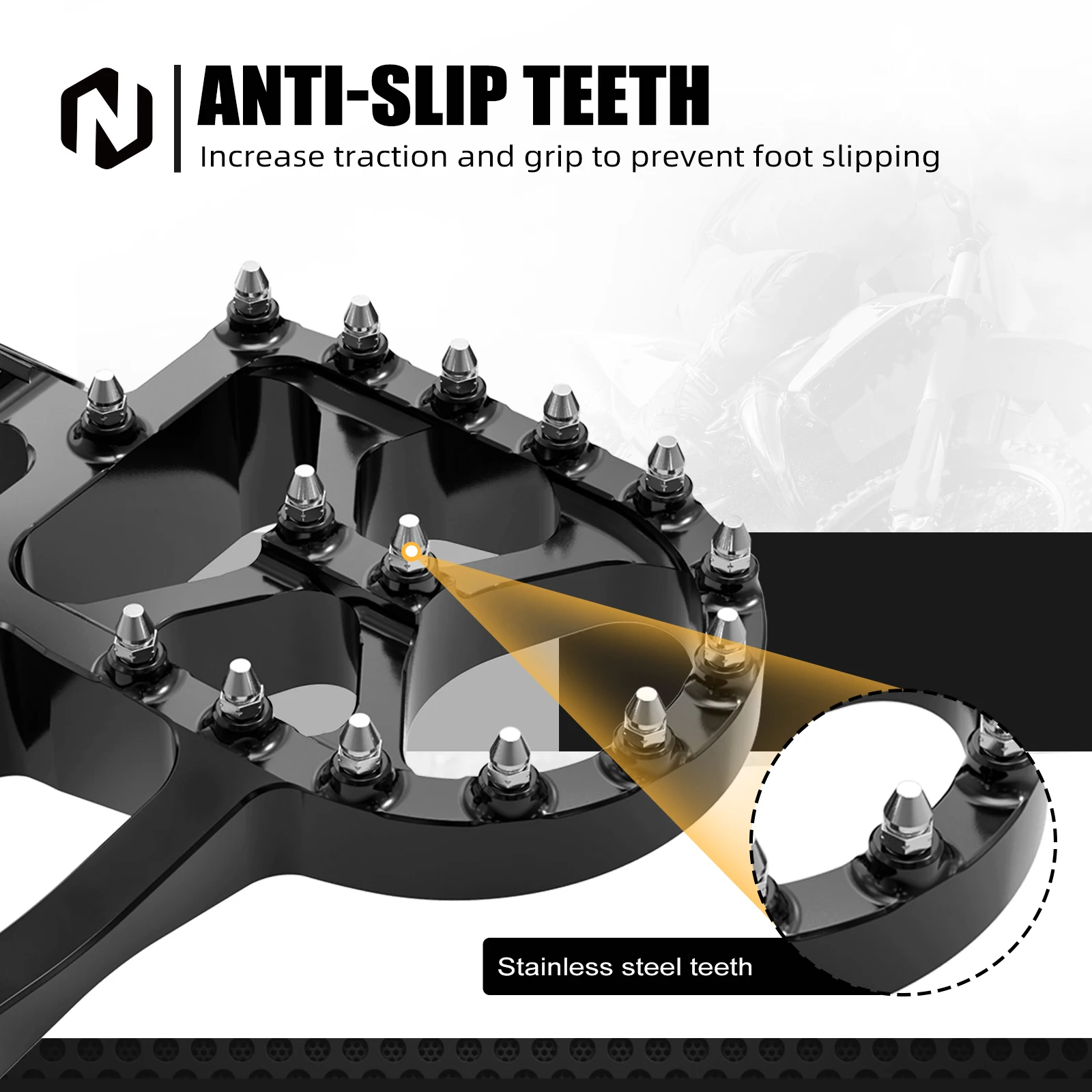 ل Husqvarna 701 Super Moto 701 إندورو 2016-2023 أوتاد قدم ممتدة مساند للقدمين لـ KTM 990 1050 1090 1190 1290 Adventure R S T