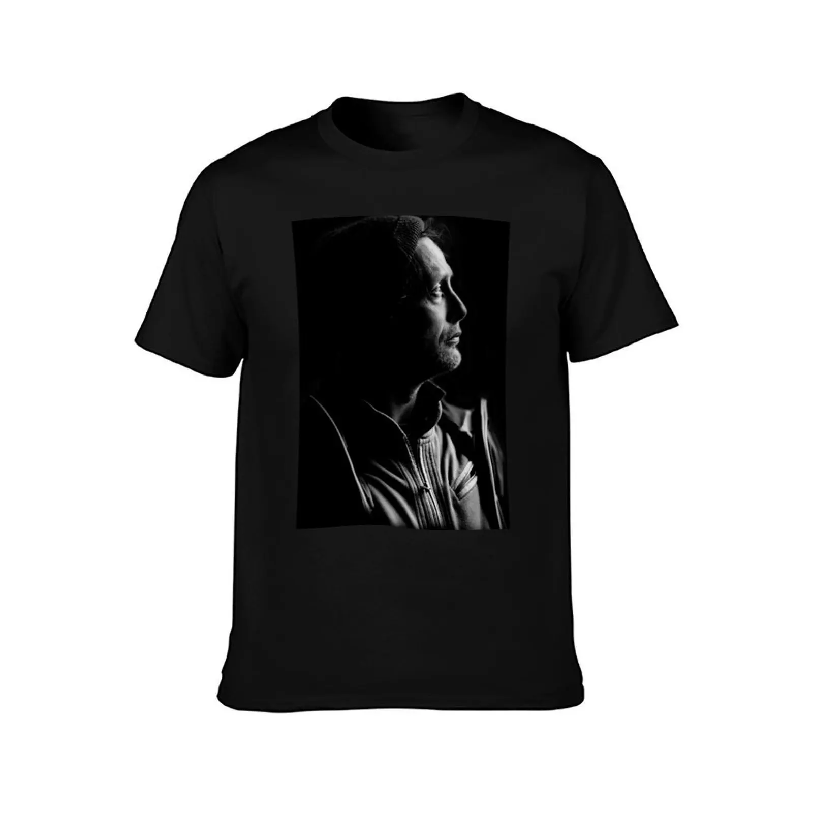 Profile T-Shirt, Summer Casual Cotton Tee, Oversized Streetwear Tops, Vintage Graphic Print, Loose Fit Short Sleeve, 100% Cotton