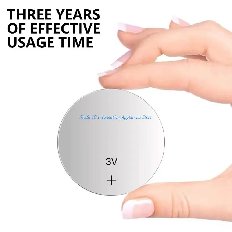 5 عبوات من بطاريات الليثيوم CR2450 3 فولت لأداء موثوق في شرائط LED والمعدات الإلكترونية ذات الطاقة المتسقة