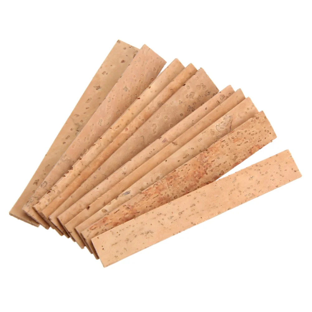 

10Pcs Clarinet Cork Sheet Durable Eco-Friendly Compress Decompress Abrasion Resistant Repair Replacement Kit Clarinet Cork Kit