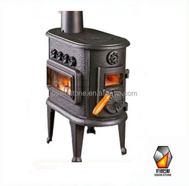 

Отдельностоящие чугунные дровяные печи