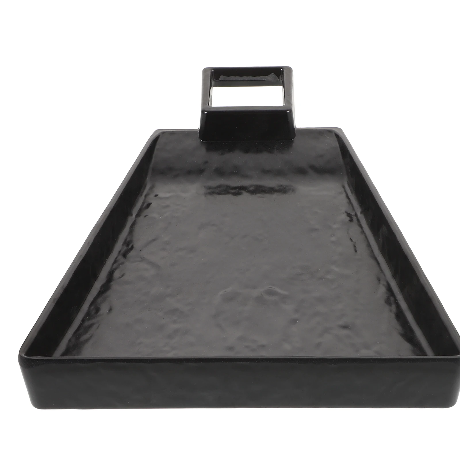 

Large Special Shovel Design Plate Smooth Curved Surface Food Plate Appetizer Dessert Serving Dish for Outdoor Dining