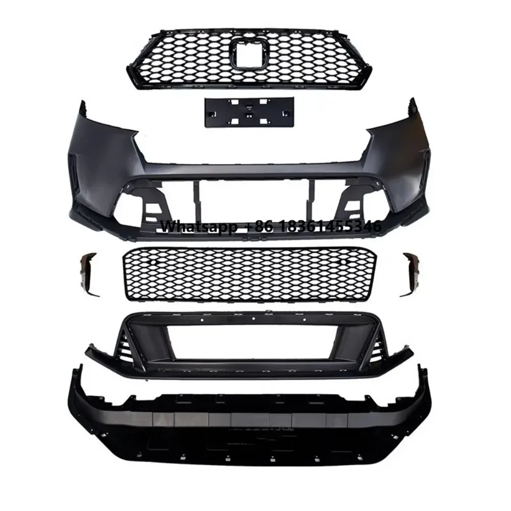 

For Accord 11th 2023 2024 Modified New Style Unpainted Car Body Kit Front Bumper Lip Grille Mask Bottom Grill Assembly
