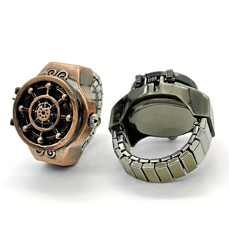 Trendy Series Ring Watch for Students, Anime Design