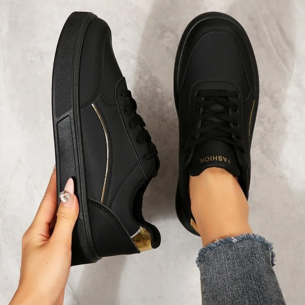 Platform Casual Trendy Baasploa Women Sneakers Leather Sneakers for Women Classics Comfort Skateboarding Shoes Non-Slip fashion
