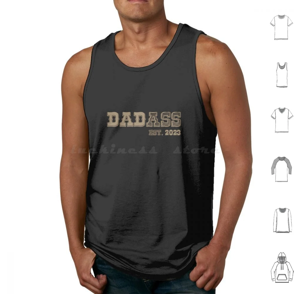 The Dadass Tank Tops Print Cotton Family Mother Father Mothers Day Fathers Day Grandma Grandmom Grandpa Funny Animal