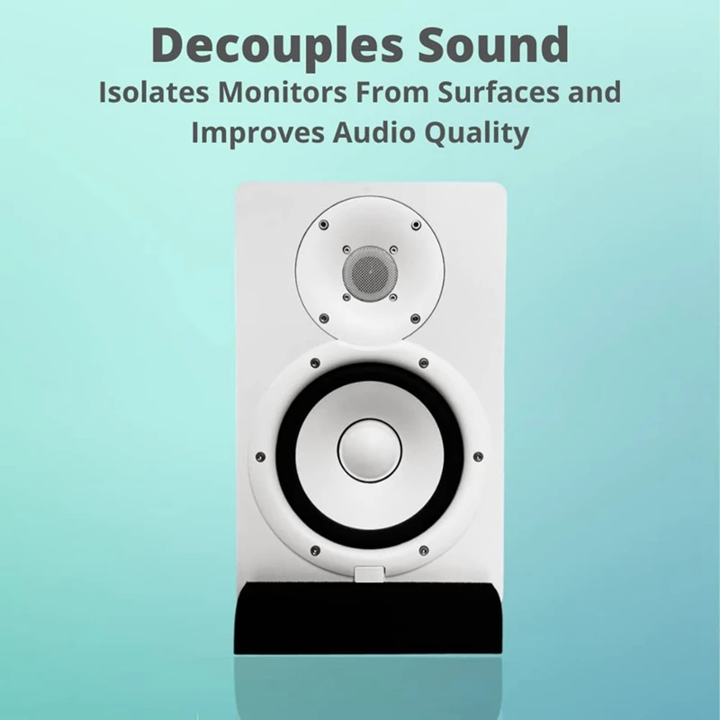 أفضل العروض 4 قطعة منصات رغوة عالية الكثافة المتكلم-لوحة عزل المتكلم ، رصد منصات العزلة الصوتية ، منصات رصد الاستوديو