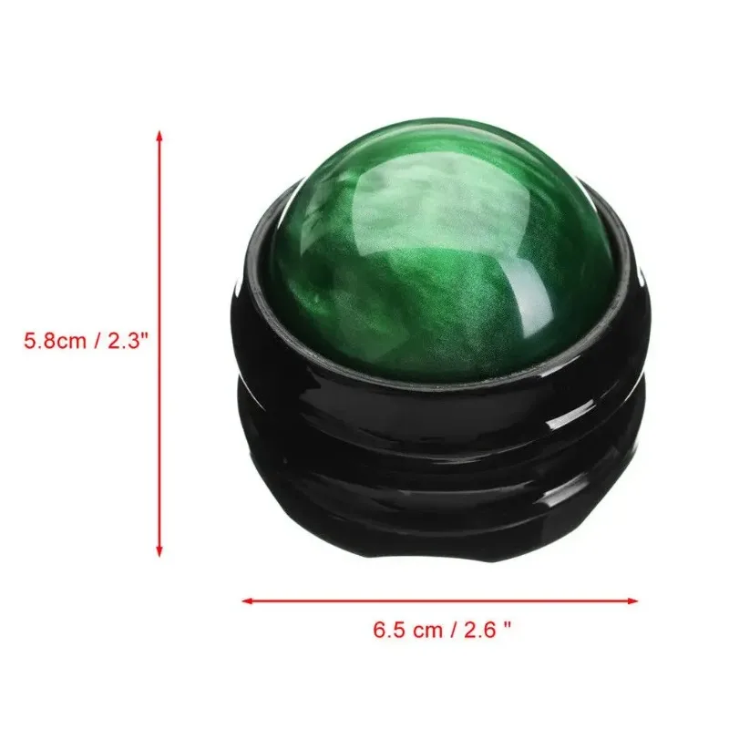 Handheld Resin Massage Ball for Back Neck Foot Pain Relief Deep Tissue Muscle Relaxation Therapy Stress Relief Roller Body & Hip