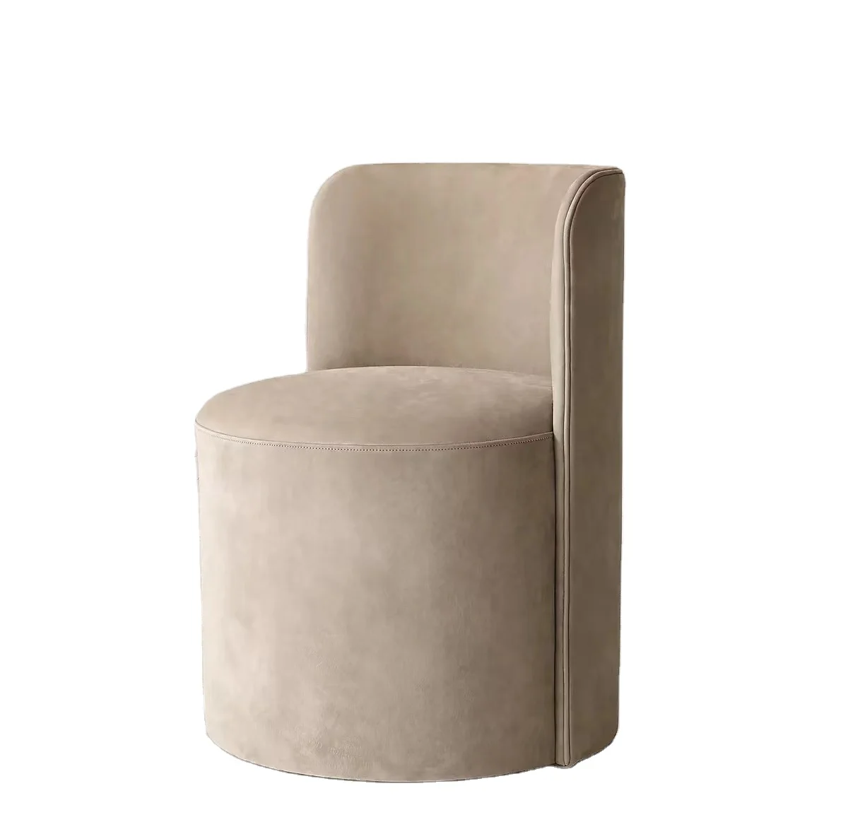 

Comfortable Leisure Facilities Living Room High Density Foam Dining Chair Round Modern Dining Chair