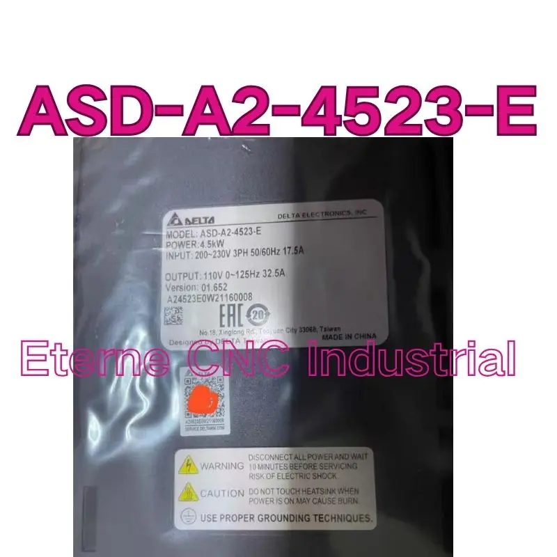 New ASD-A2-4523-E 4.5KW servo drive for fast delivery