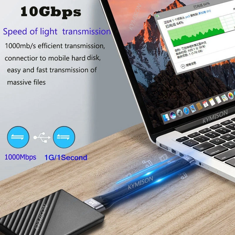 USB-C Cable USB 3.1 Gen2 USB 3.0 A Female/male to Type C Male Sync Fast Charger Data Cable 10Gpbs
