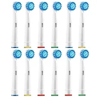 12pcs Replacement Brush Head for Oral B Heads Toothbrush Heads for Braun Oral-B D12 D16 Junior Vitality Nozzles D20 D100 D36