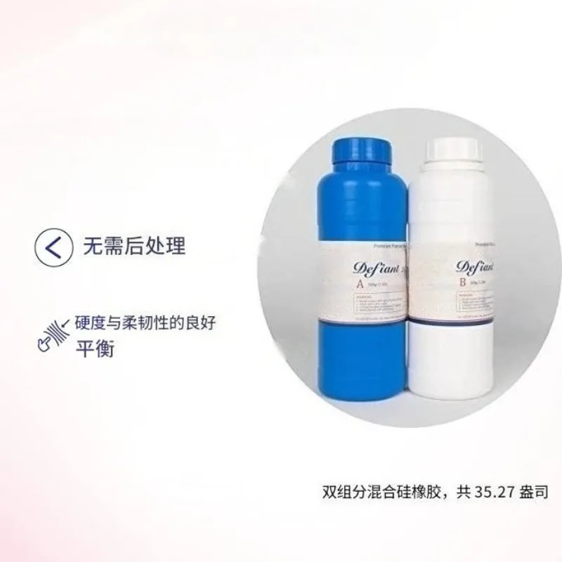 1kg DIY Mould‑Making Liquid Silicone Rubber Self‑Defoaming Food‑Grade Mold Silicone for Pour Casting & Reverse Molding Work
