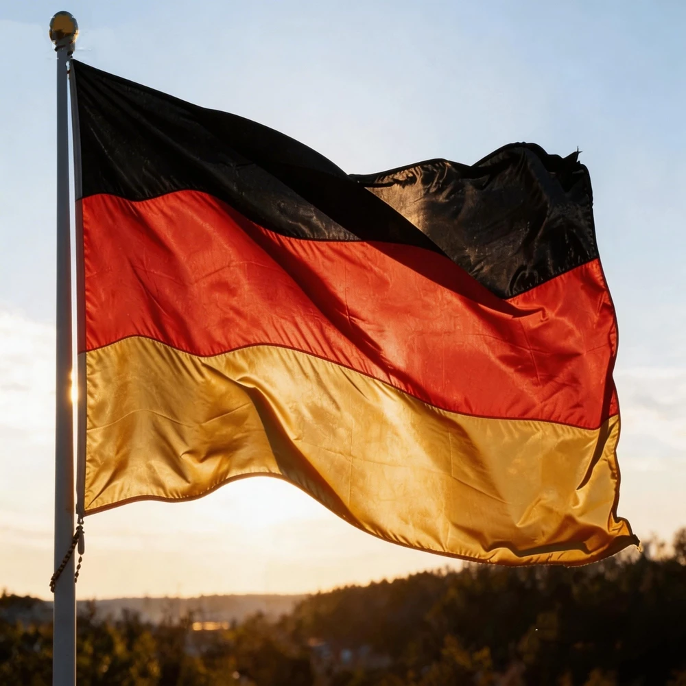 Germany Flag 2x3ft 3x5ft Black Red Yellow German Deutschland DEU Banner for Indoor Outdoor Home Decoration
