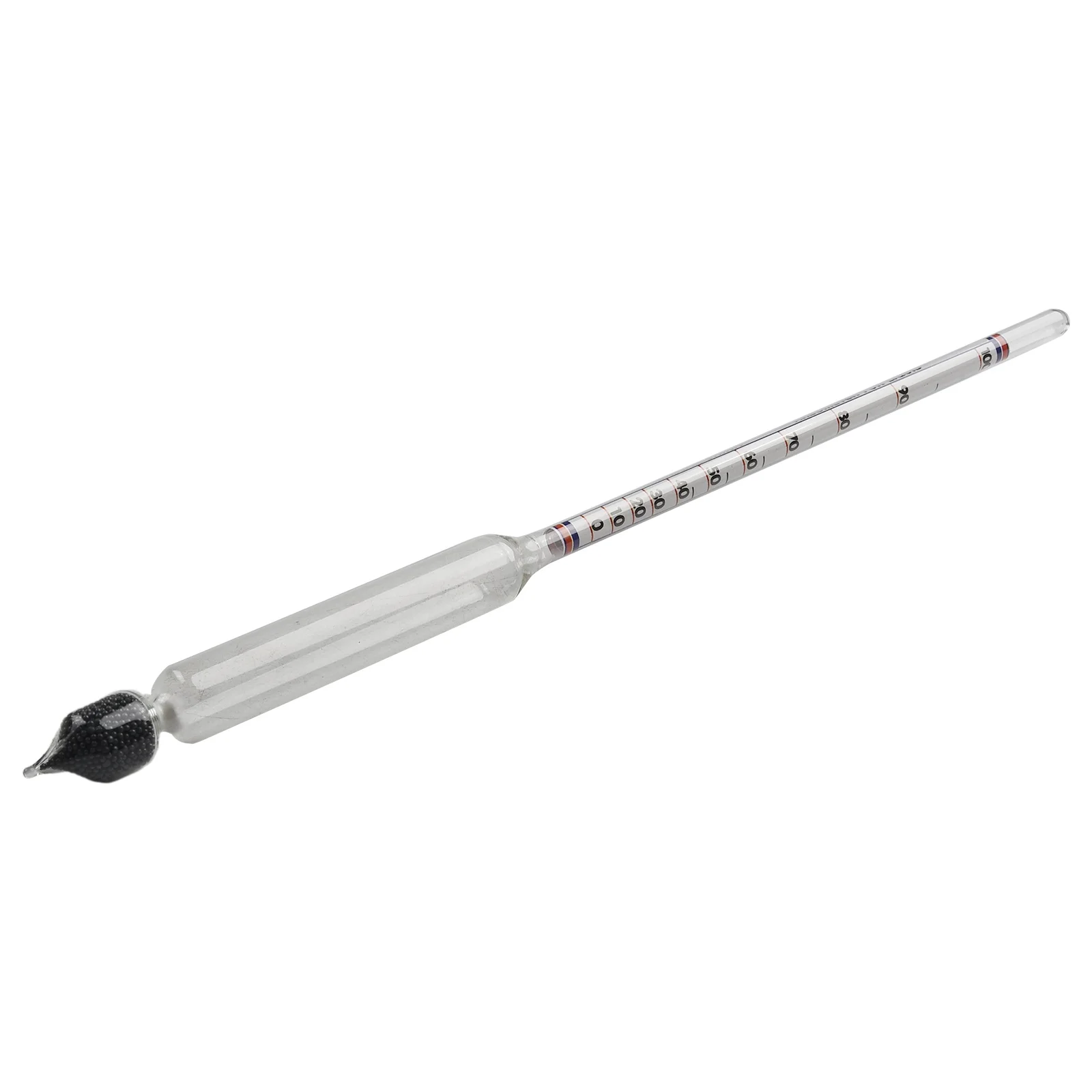 Hydrometer for Measurement 0-100 Range with Plastic Measuring Cylinder for Distilling Spirits Wine Testing Equipment