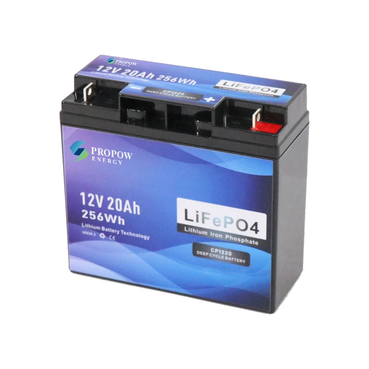 Solar Street Light UPS Electric Bike LiFePO4 Battery 12V 20Ah With High Performance
