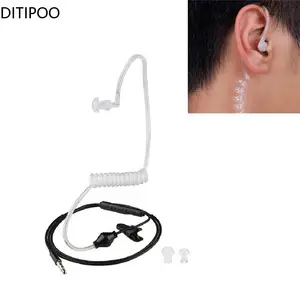 FBI Tarzı Serin Kulak İçi Kulaklık radyasyondan korunma kulaklık, Talkabut Monitör Kulaklık, mini telsiz Hava Kanalı Kulakiçi fbı'a telefon etmek için yapılan en büyük satışlardan 12'si-no. 7