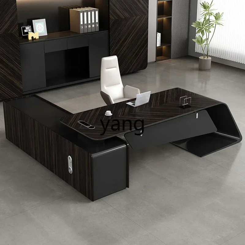 

LTT boss table president table simple modern designer high sense fashion desk