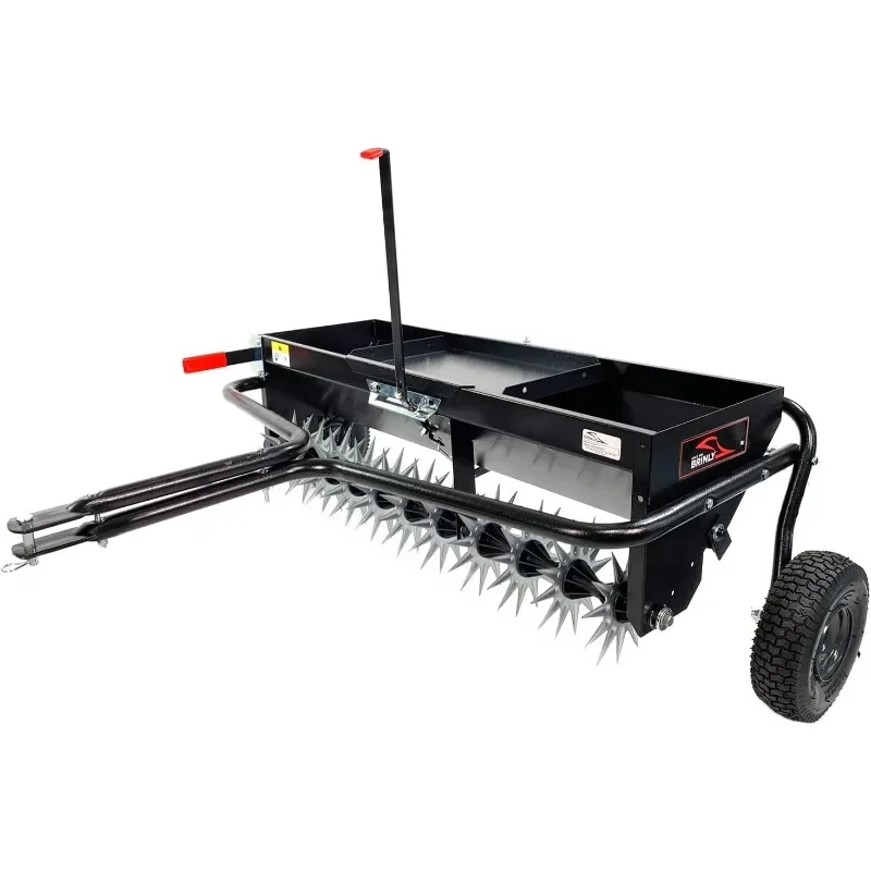 

Brinly AS2-40BH-P Tow Behind Combination Aerator Spreader with Weight Tray, 40-Inch, Flat Black