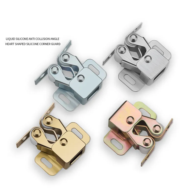 4Set Cabinet Locks Release Drawer Push To Open Catch Latch Home Furniture Cupboard Doors Toggle Clip Latches Bolts Tool Hardware