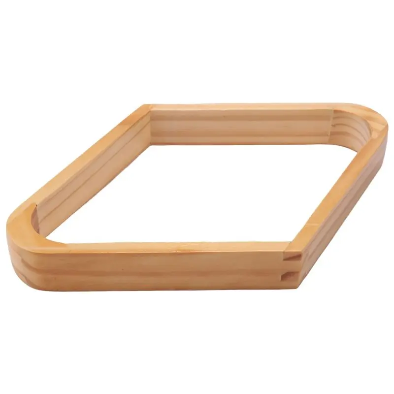 【STOCK】Wooden Billiard Ball Rack Billiard 8-Ball Triple-cornered Rack and 9-Ball Billiard Rack for Billiard Pool Table