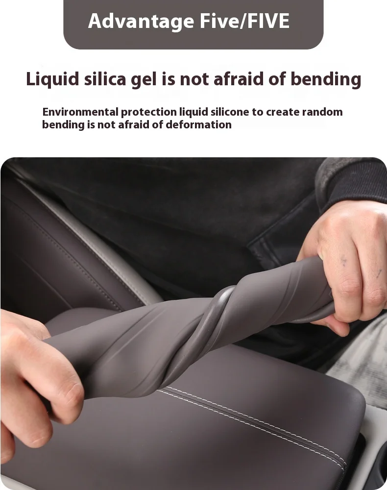 Für BYD Song Plus DMI Seal U Sealion 6 Auto-Armlehnenbox-Schutzabdeckung Auto-Innenausstattung Zubehör Langlebige Kratzschutzauflage – Detail 7