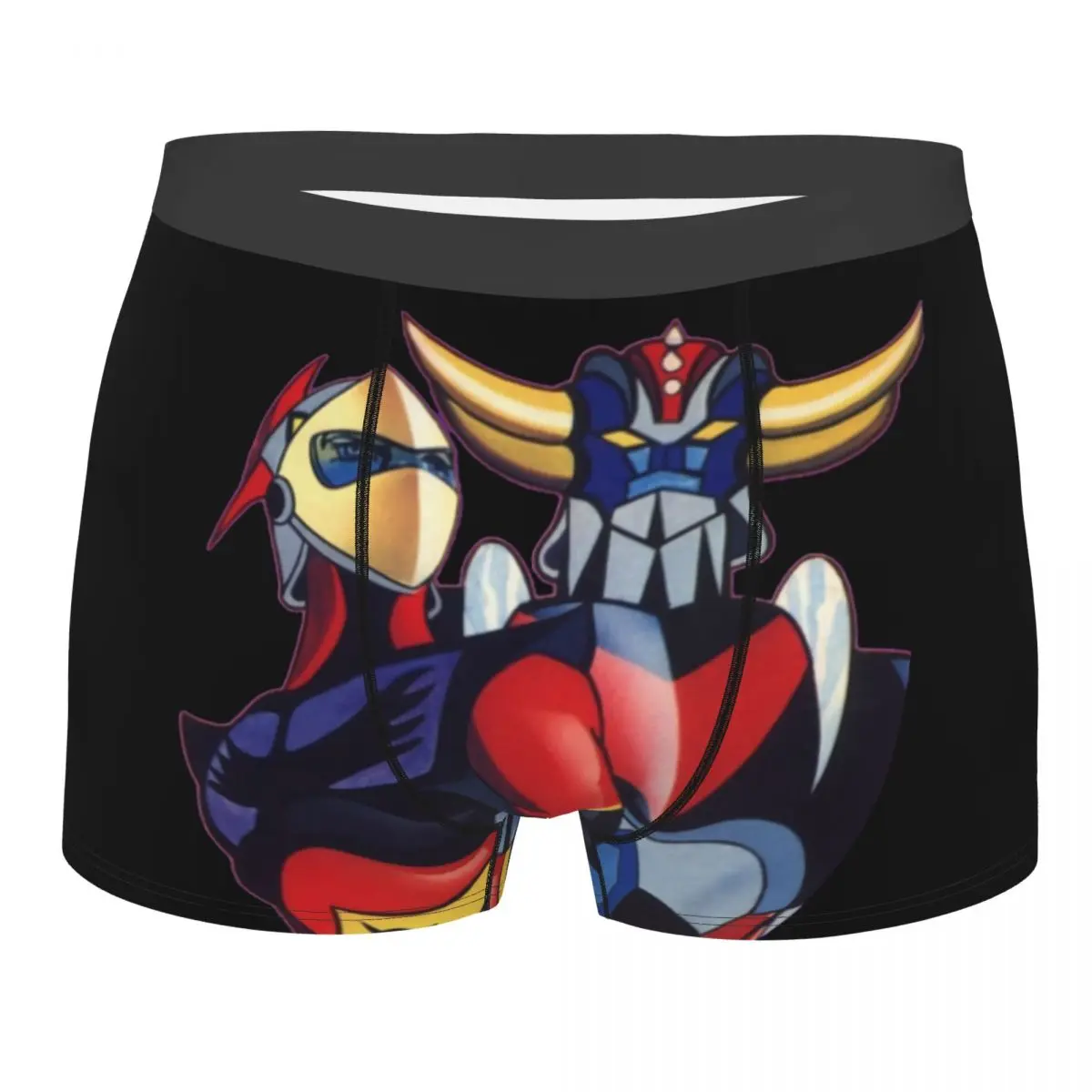مخصص Grendizer Goldrake UFO روبوت الملابس الداخلية الرجال تنفس أنيمي سراويل داخلية للرجال السراويل سراويل لينة السروال للرجال #1