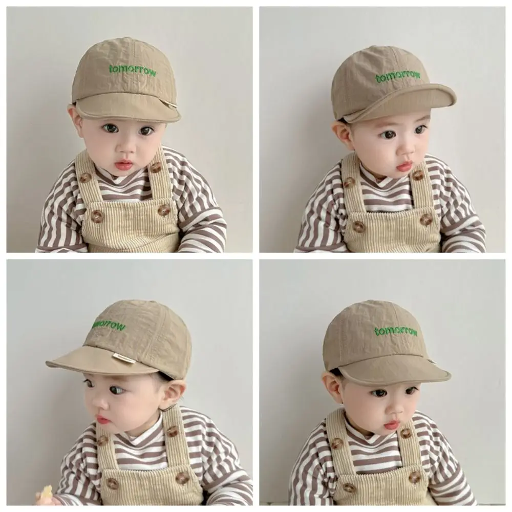 

Ins Summer Letter Baseball Cap Soft Quick-drying Baby Peaked Hat Thin Breathable Children Visors Cap